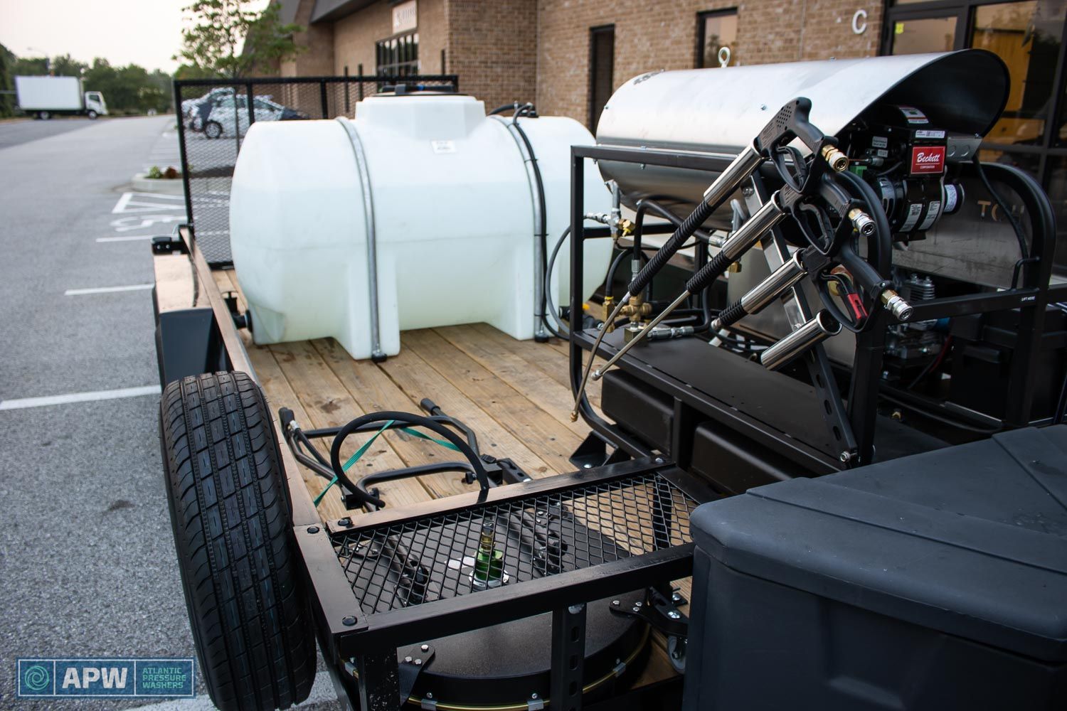 Custom Pressure Washer Trailer In Action 71921 Atlantic Pressure